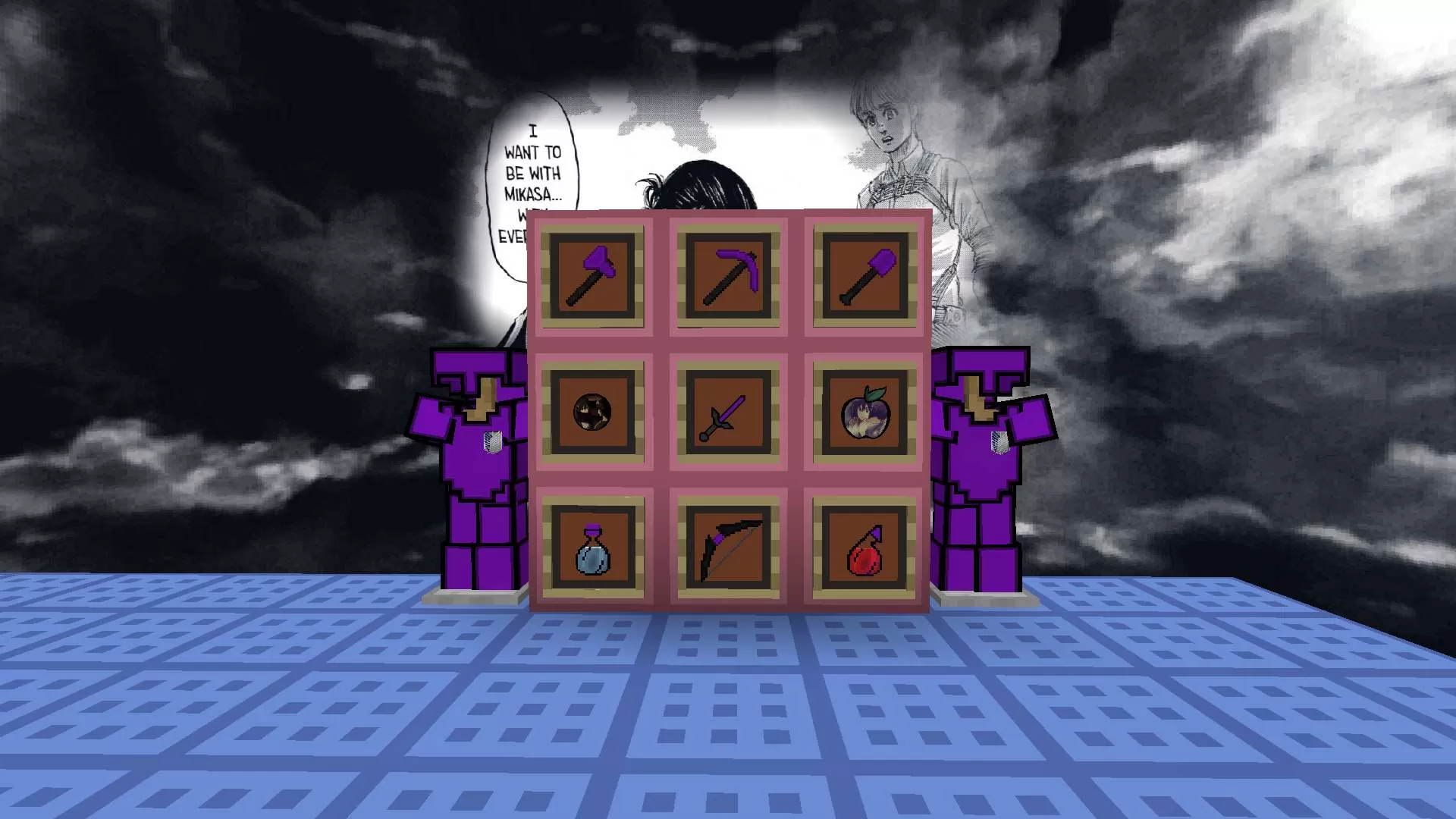 Gallery Image 1 for Eren x Mikasa (PURPLE) on PVPRP