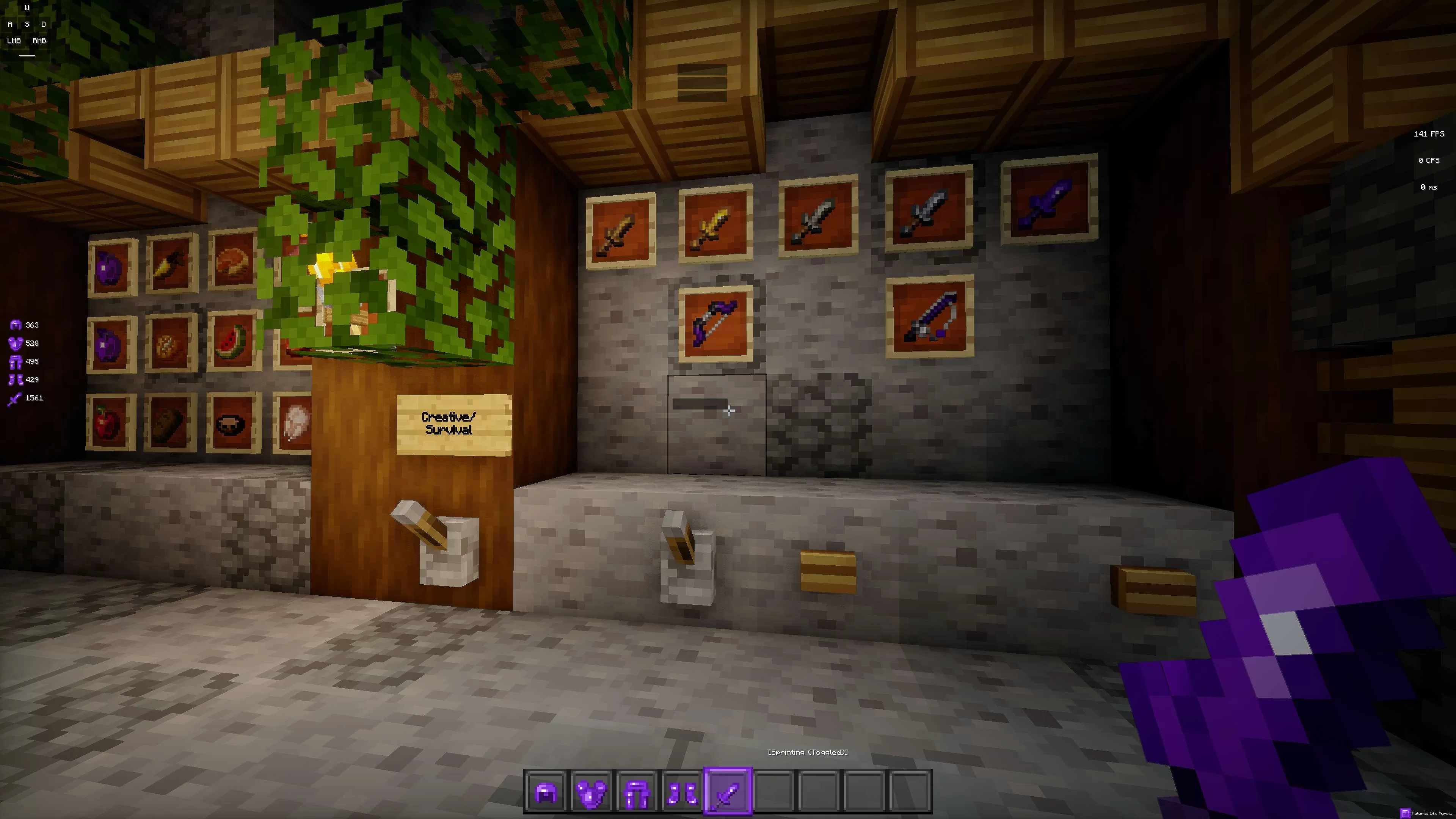 Gallery Image 2 for Material  PURPLE on PVPRP