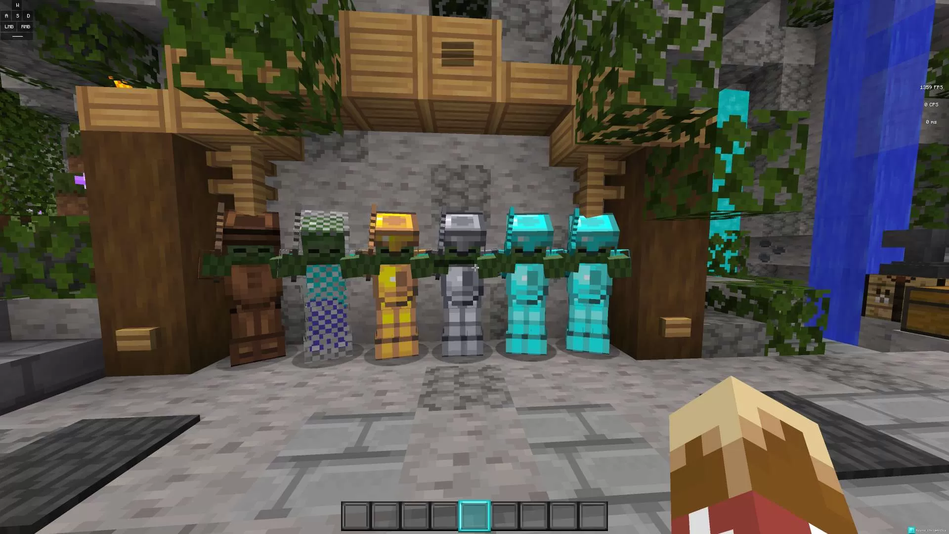 Gallery Image 1 for Material⭐ LIGHT BLUE  1.8.9  on PVPRP