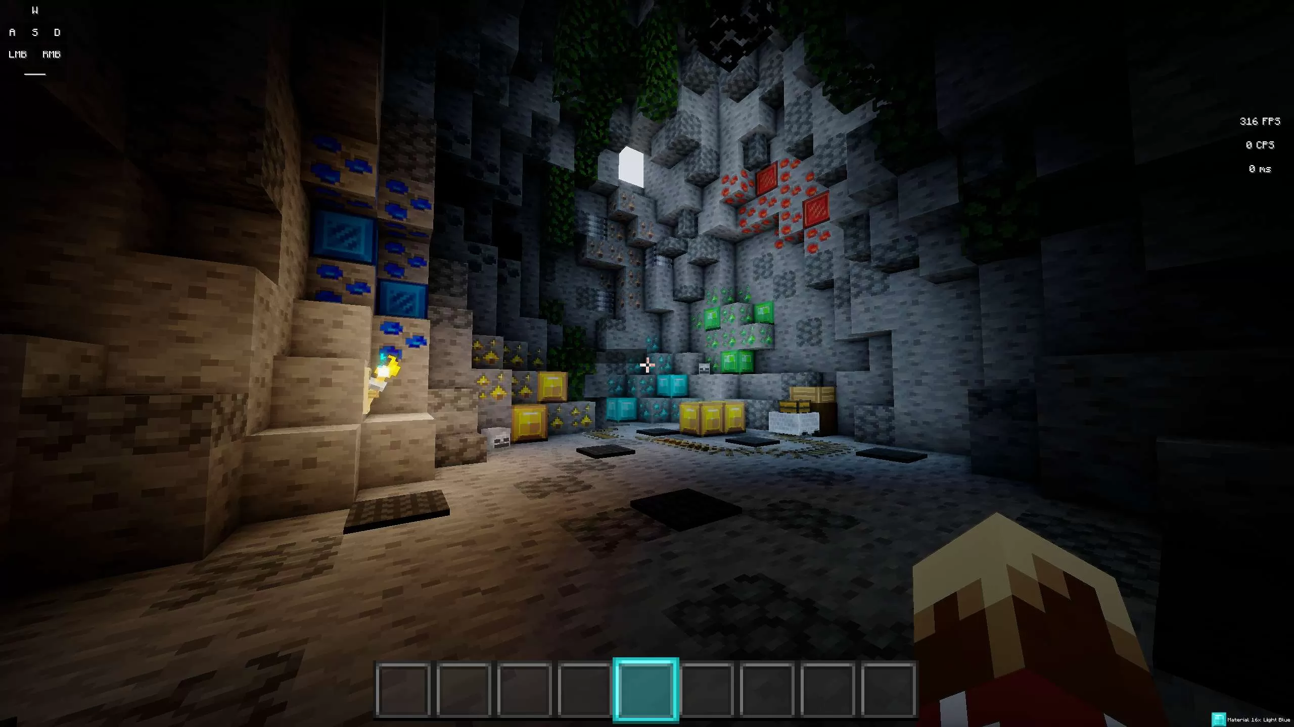 Gallery Image 2 for Material⭐ LIGHT BLUE  1.8.9  on PVPRP