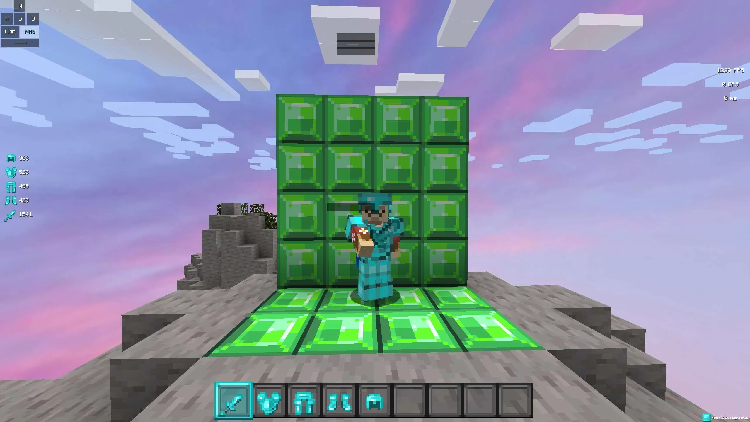 Gallery Image 4 for Material⭐ LIGHT BLUE  1.8.9  on PVPRP