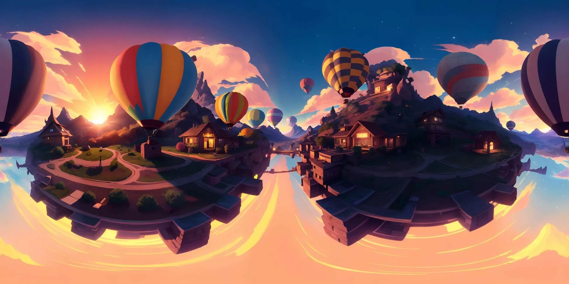 Gallery Image 1 for Hot Air Balloons Sky Overlay on PVPRP