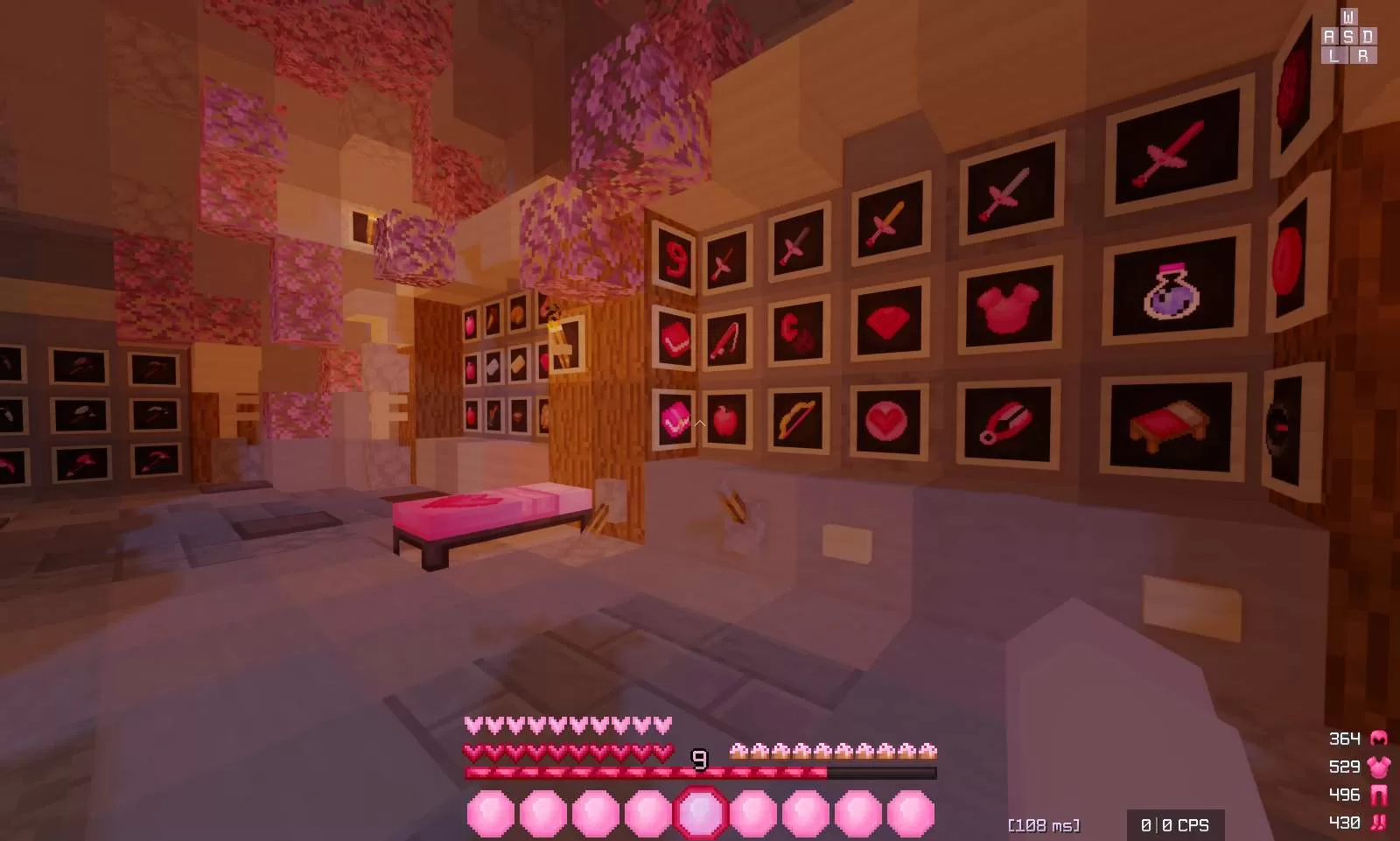 Gallery Image 1 for ➵ heartify  aesthetic 1.8.9 pvp texture pack on PVPRP
