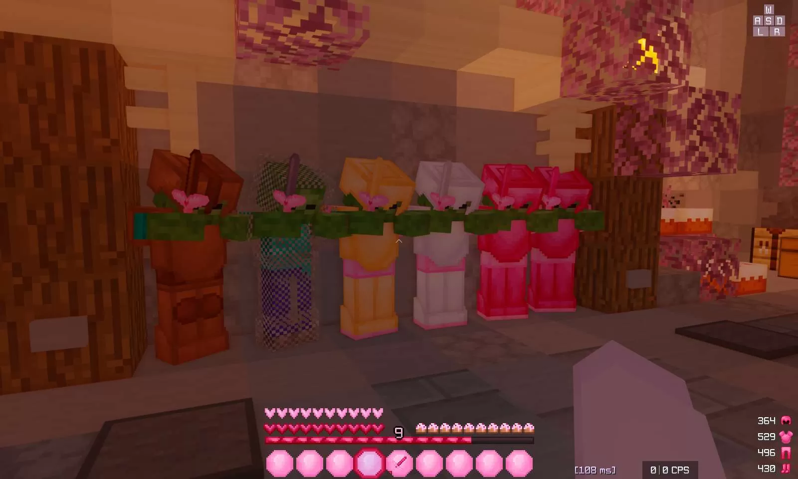 Gallery Image 2 for ➵ heartify  aesthetic 1.8.9 pvp texture pack on PVPRP