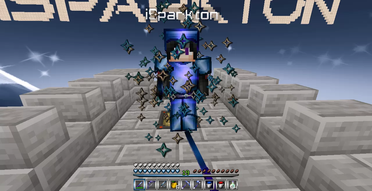 Gallery Image 2 for Lunar PvP Texture Pack [Blue Version] on PVPRP