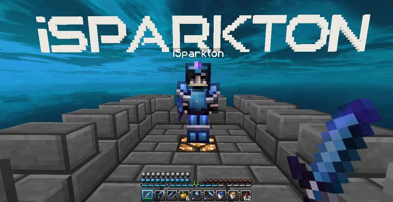 Gallery Image 1 for Luvonox 150K FPS PvP Texture Pack [Blue] on PVPRP