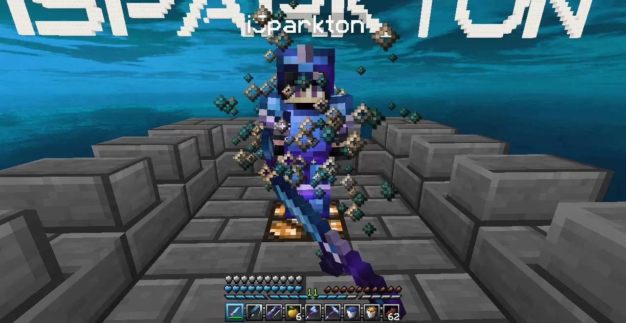 Gallery Image 2 for Luvonox 150K FPS PvP Texture Pack [Blue] on PVPRP