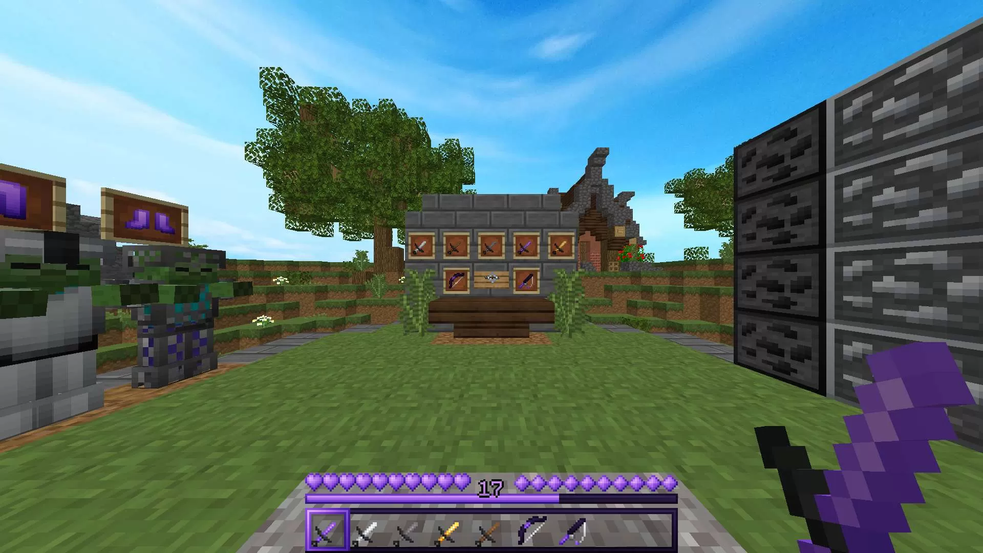 Gallery Image 1 for midnight purple [thin swords] on PVPRP