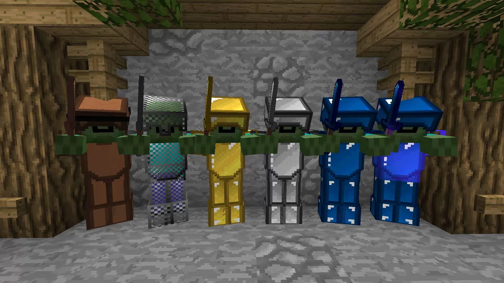 Gallery Image 1 for Navy Blue long swords on PVPRP