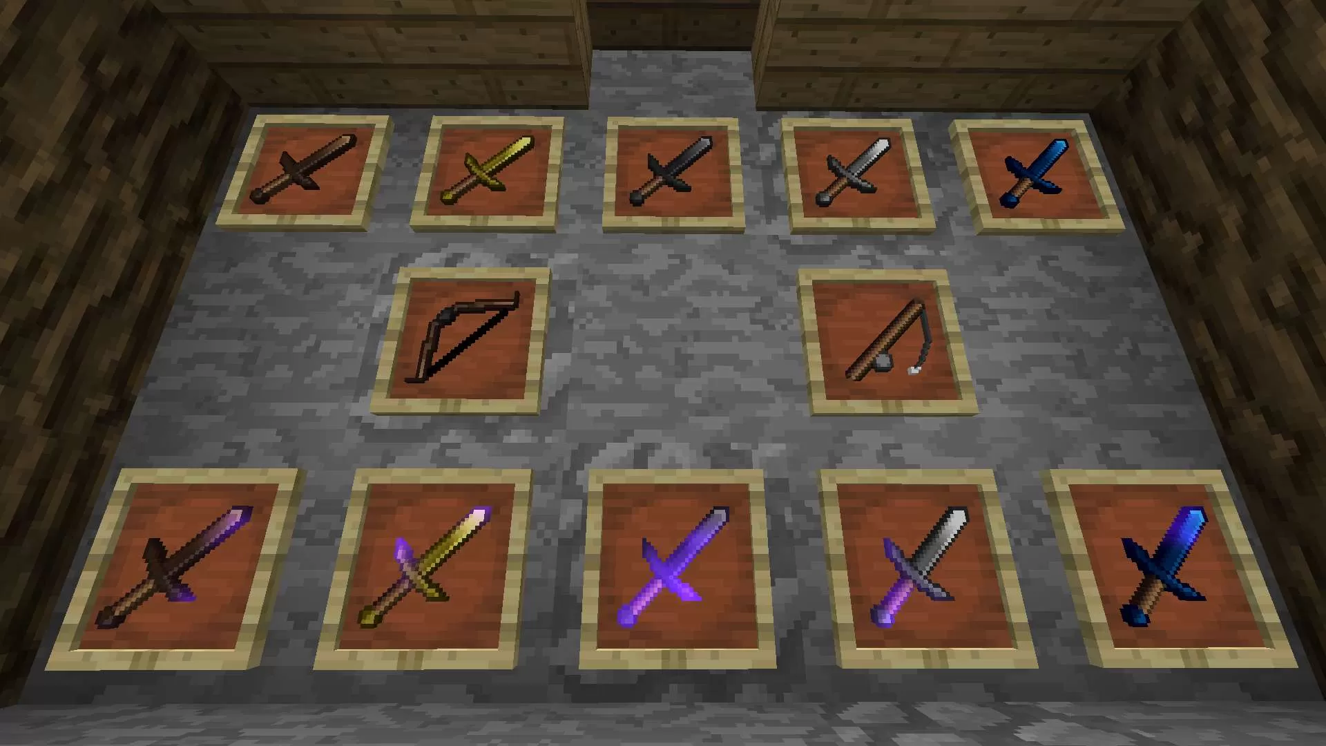 Gallery Image 2 for Navy Blue long swords on PVPRP