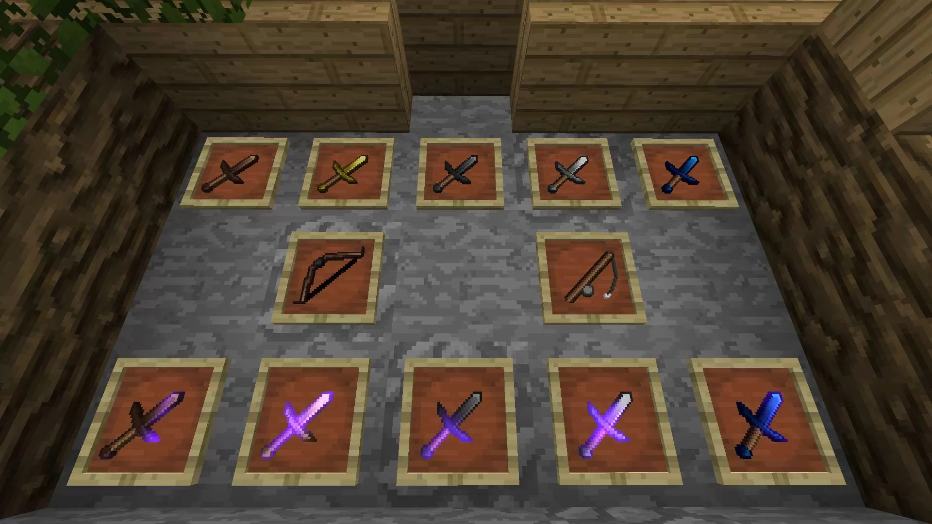 Gallery Image 5 for Navy Blue short swords on PVPRP